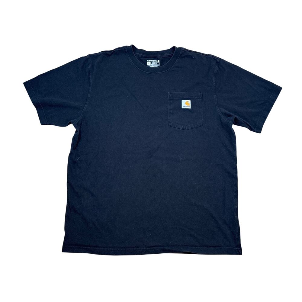 Thrashed Carhartt Nature Bridge company Large Loose fit black casual shirt